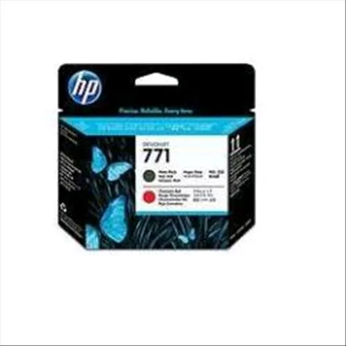 HP 771 Testina Inkjet Nero Opaco e Rosso