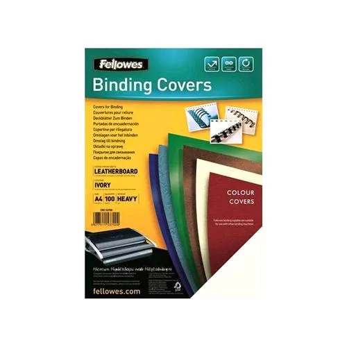 Fellowes Delta Copertine in Catoncino 210X297 mm A4 Col. Bianco Conf 100 Pz.