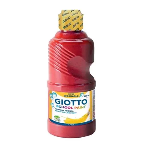 Giotto Tempera Flacone da 250ml Colore Magenta Lavabile