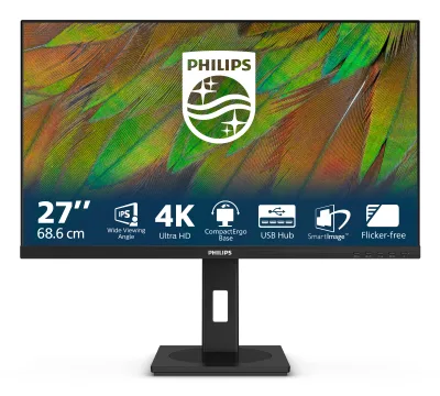 MON 27IPS 4K 2HDMI DP VESA MM 350C PHILIPS 27B1N3800 USBC PIVOT REG AL