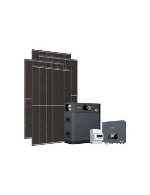 Kit fotovoltaico trifase 5400W inverter 5kW batteria al litio 10.24kWh HV SMART 5K Zucchetti