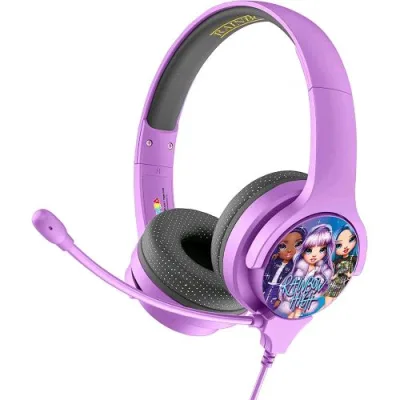 Otl Rainbow High Interactive Wired Study Headphones Cuffie per Bambini con Microfono Staccabile