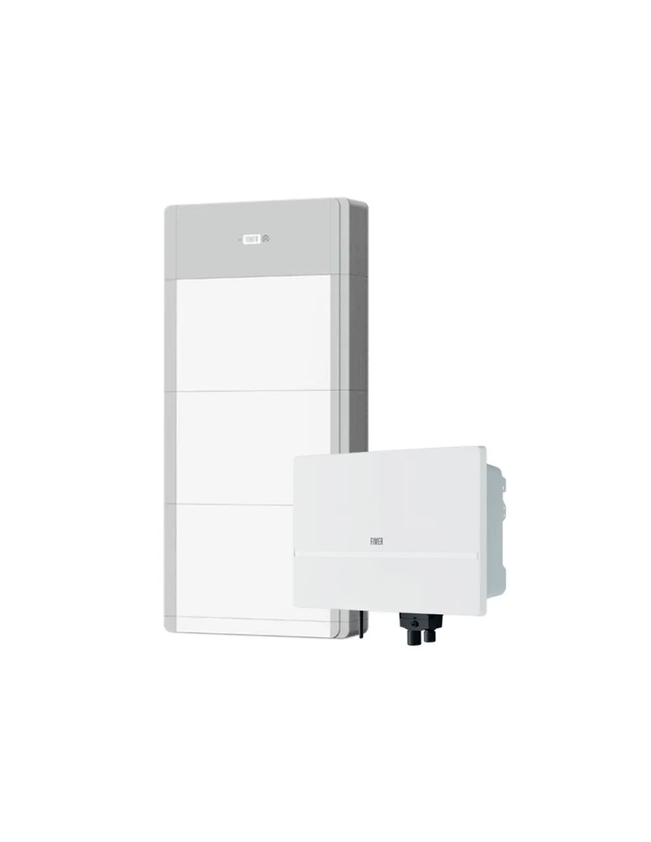 Sistema di accumulo monofase inverter 4.6kW PowerUNO batteria al litio 5kWh FIMER