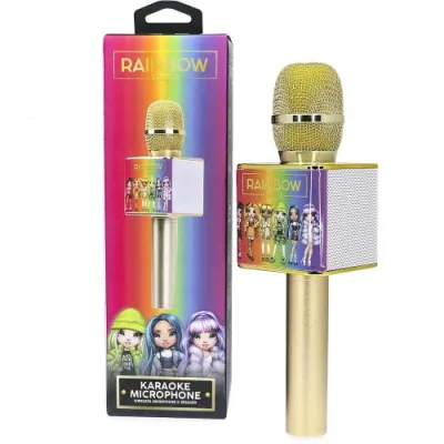 Otl Rainbow High Microfono Karaoke Wireless Oro