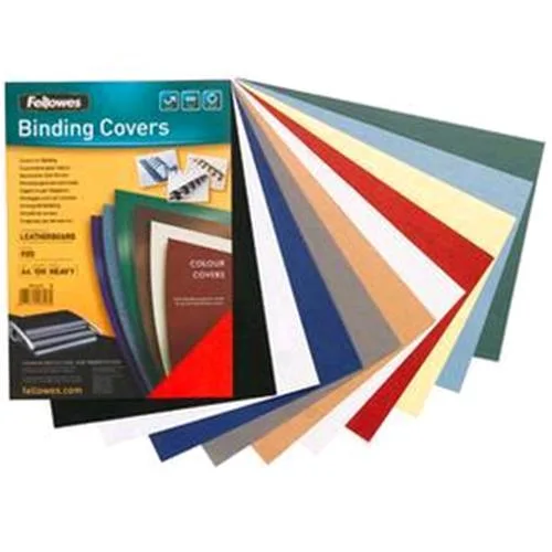 Fellowes Delta Copertine in Catoncino 210X297 mm A4 Col. Nero Conf 100 Pz.