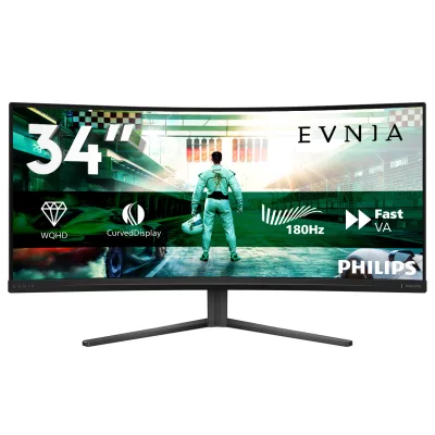 MON 34 VA 3440X1440 2XHDMI 180HZ 34M2C3500L 21:9 GAMING CURVED 0,03