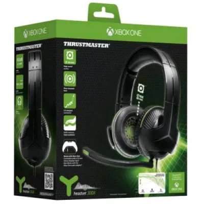 Thrustmaster Y-300X Cuffie Gaming con Microfono Bassi Potentidriver 60mm Jack 3.5mm per Xbox One