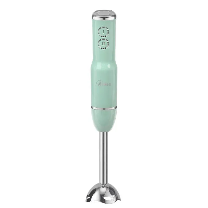 Ardes ARMIX05 Blendy Retro Frullatore Ad Immersione 800W 2 Velocita' 4 Lame in Acciaio Protezione Anti Schizzo Verde