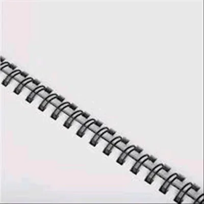 Fellowes Dorsi a Spirale in Metallo Passo 3:1 34 Anelli da 14 mm A4 Rilegatura MIN.101 Max 130100 Fogli Col. Nero Conf 100 Pz.