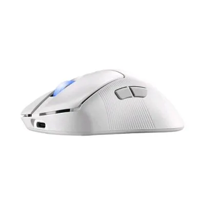 ASUS Rog Keris II Ace Aimpoint Mouse Gaming Wireless Ottico Mano Destra 4 Tasti RF Wireless + Bluetooth + USB Type-A 42.000 DPI Bianco