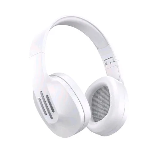 Celly Flowbeat Cuffie Wireless Over-Ear con Microfono Musica e Chiamate 7 Ore Ri Riproduzione Ricarica USB-C Cavo Incluso Bianco