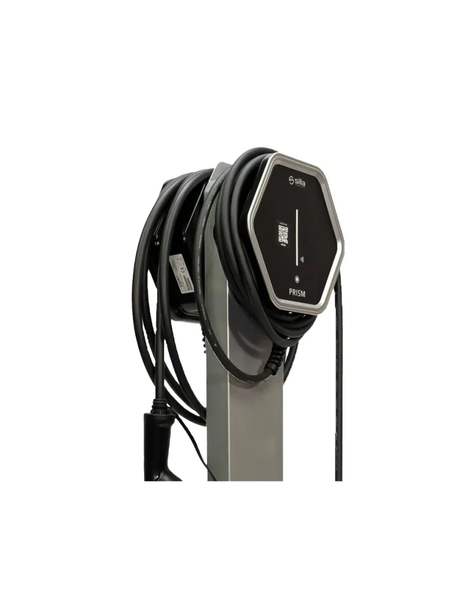 Colonnina di ricarica monofase 7.4kW 5m PRISM SOLAR TWIN - 2M5PL