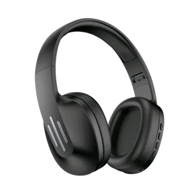 Celly Flowbeat Cuffie Wireless Over-Ear con Microfono Musica e Chiamate 7 Ore Ri Riproduzione Ricarica USB-C Cavo Incluso Nero