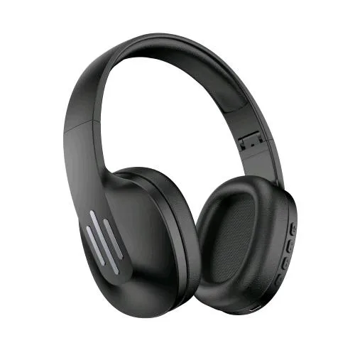 Celly Flowbeat Cuffie Wireless Over-Ear con Microfono Musica e Chiamate 7 Ore Ri Riproduzione Ricarica USB-C Cavo Incluso Nero