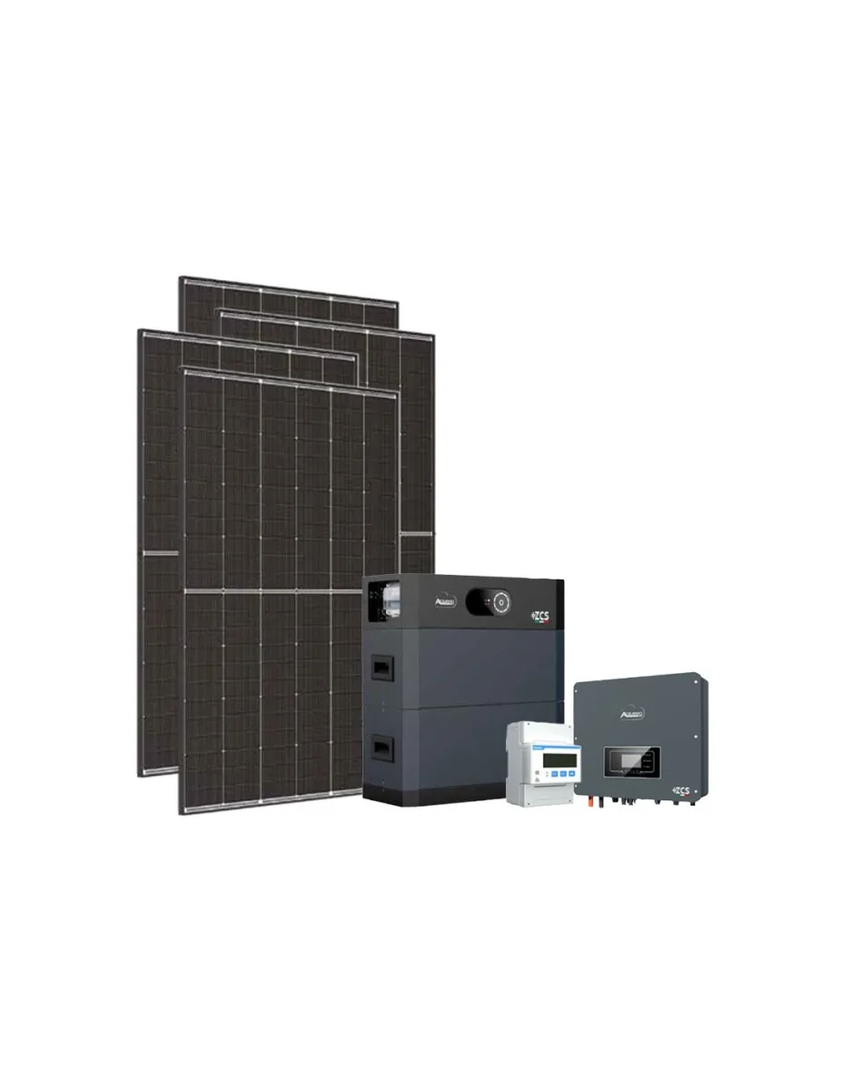 Kit fotovoltaico trifase 8100W inverter 8kW batteria al litio 10.24kWh HV SMART 5K Zucchetti