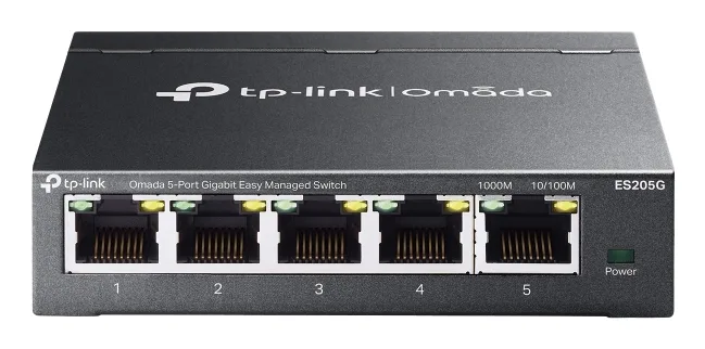 SWITCH OMADA 5-PORTGB EASY MANAGED 5XGB RJ45P DESKTOP STEEL INTEG SDN