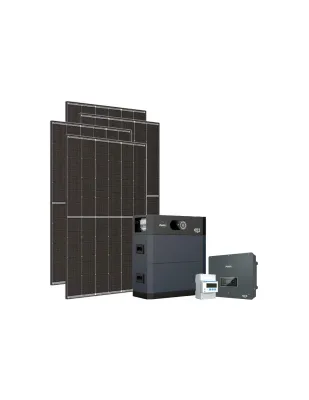 Kit fotovoltaico trifase 10800W inverter 10kW batteria al litio 10.24kWh HV SMART 5K Zucchetti