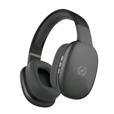 Celly Freebeat Cuffie Wireless On-Ear con Controllo Chiamate-Volume e Musica Microfono Integrato Porta di Ricarica Ubs-C 1 x Jack 3.5mm Cavo Incluso Black