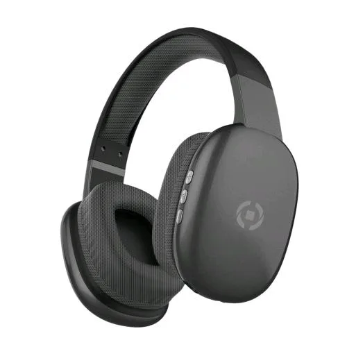 Celly Freebeat Cuffie Wireless On-Ear con Controllo Chiamate-Volume e Musica Microfono Integrato Porta di Ricarica Ubs-C 1 x Jack 3.5mm Cavo Incluso Black