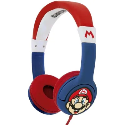 Otl Super Mario Cuffie con Filo per Bambini Multicolore