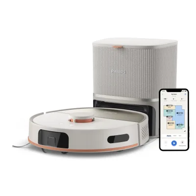 ASPIRAPOLVERE ROBOT XU5100/10000PA ASPIRA E LAVA CON SVUOTAMENTO AUTOM