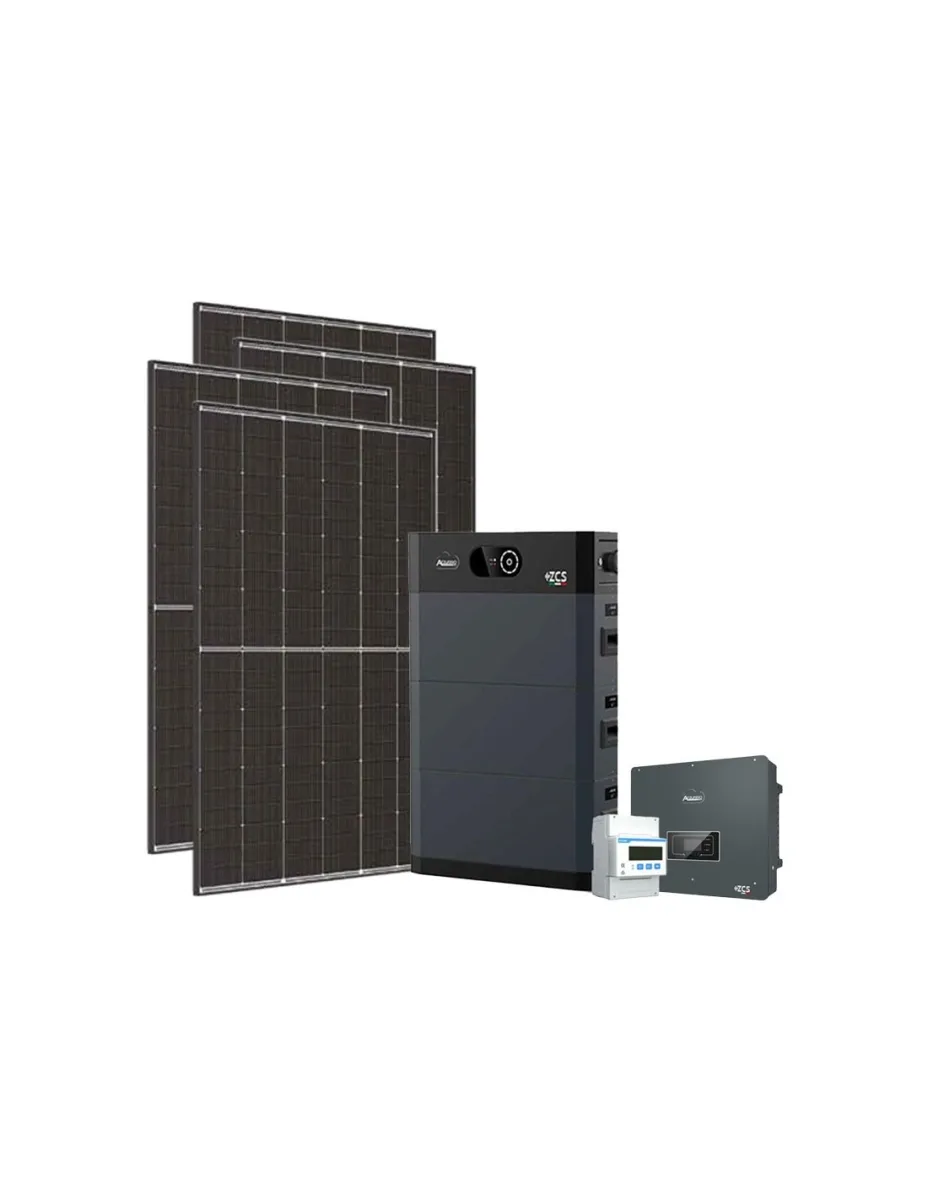 Kit fotovoltaico trifase 10800W inverter 10kW batteria al litio 15.36kWh HV SMART 5K Zucchetti