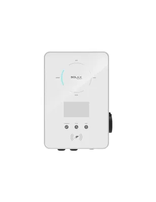 Colonnina di ricarica monofase 7.2kW tipo spina Solax Power - X1-EVC-7.2K-P