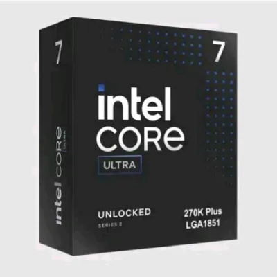Intel Core Ultra 7 270K Plus 3.7GHz (5.5GHz Turbo) 24 Core Cache 40MB Soket Lga 1851 125W Intel Graphics Box
