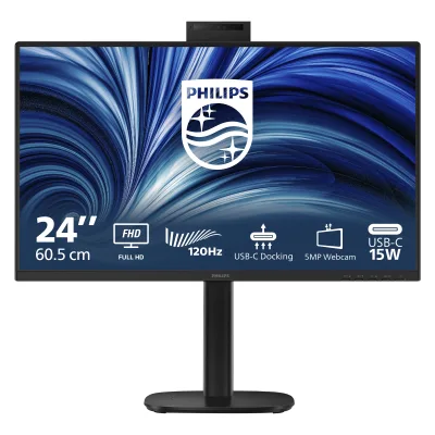 MON 24IPS FHD HDMI DP VGA USBC MM WEBCAMERA DOCKING PIVOT