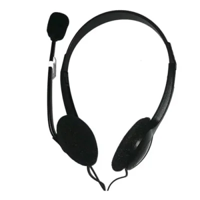 Encore Cuffie con Microfono Jack 3.5mm Cavo 1.8 m Nero