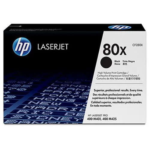 HP 80XD Toner Nero 2 pz