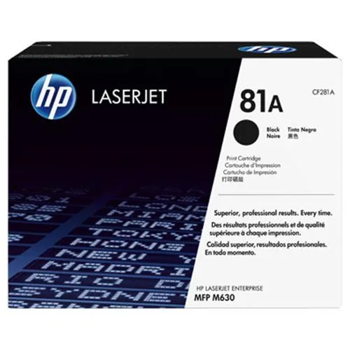 HP 81A Toner Nero per MFP M630 10.500PG (CF281A)