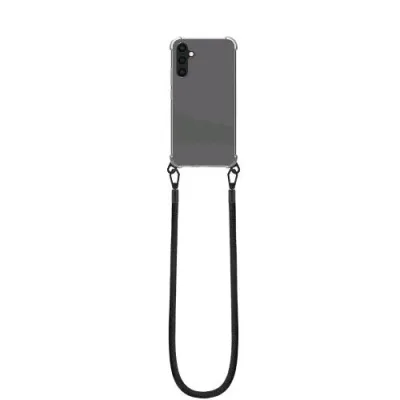 Celly Freedom Samsung Galaxy A54 Cover Trasparente in Tpu + Laccio Black