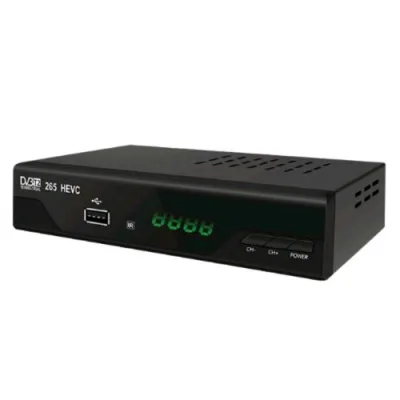 Encore En-DVBT2 Decoder Digitale Terrestre DVB-T2 HD Mpeg-2/4 H.264/5 HDMI USB