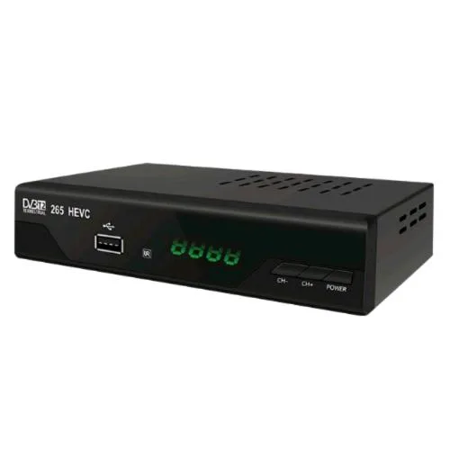 Encore En-DVBT2 Decoder Digitale Terrestre DVB-T2 HD Mpeg-2/4 H.264/5 HDMI USB