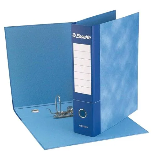 Esselte Essential G74 Registratore Formato Protocollo 230X330X50 mm Col. Blu Conf 8 Pz.