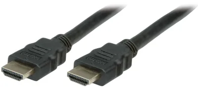 CAVO HDMI+ETHERNET 4K 3MT M/M BK 3840x2160 @60Hz HDR