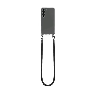 Celly Freedom Samsung Galaxy S23 Cover Trasparente in Tpu + Laccio Black