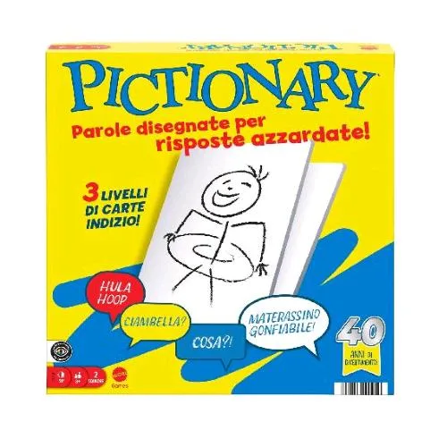 Mattel Pictionary Core 40TH Anniversary Gioco da Tavolo