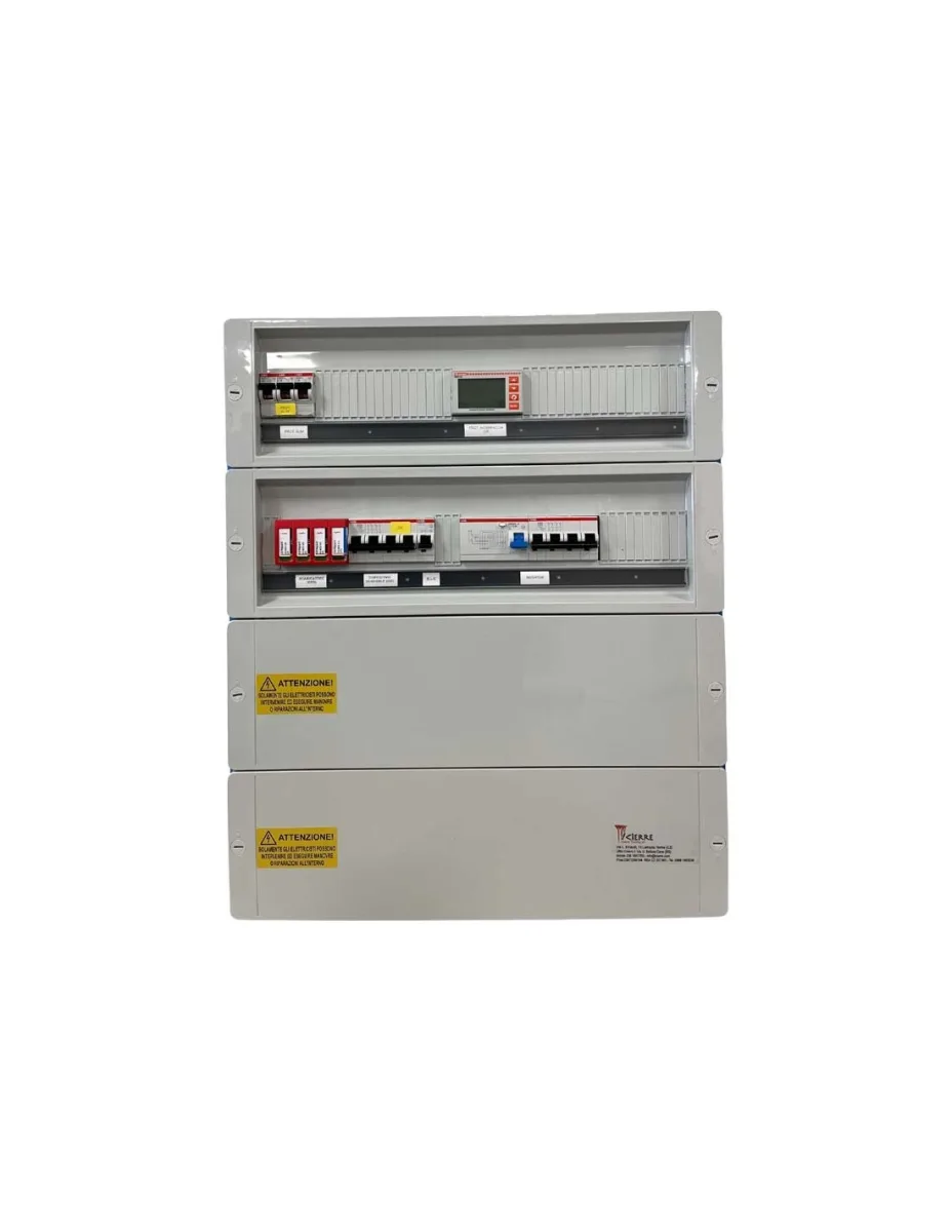Quadro AC trifase 21/25kW 40A 400V CEI-021 per 1 inverter Icierre