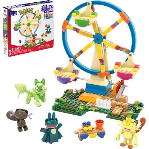 Mattel Pokemon Mega Ruota Panoramica Set da Costruire con 4 Prsonaggi