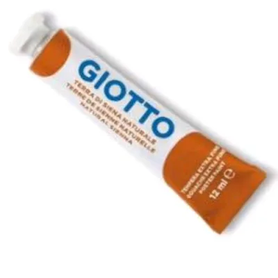 Giotto Tempera in Tubo da 12ml Terre di Siena Naturale Conf 6 Pz.