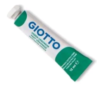 Giotto Tempera in Tubo da 12ml Verde Veronese Conf 6 Pz.