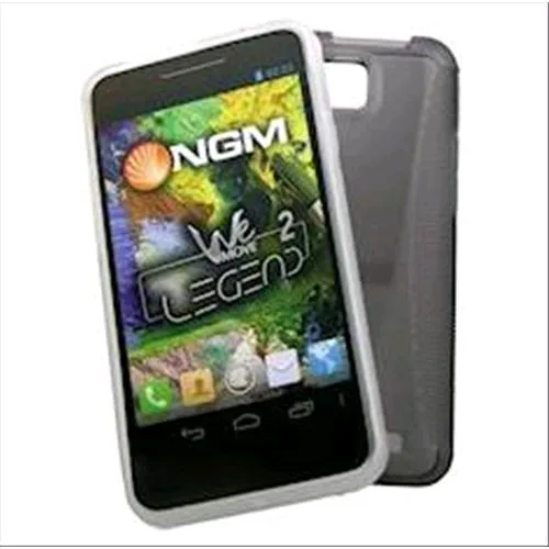 NGM Bumper Legend PACK1 (2 Cover Silicone Grigio Trasparente Bianco Trasparente)