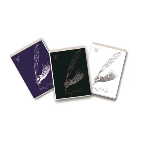 Pigna Mont Blanc Blocco A4 60 g Righe 1R Colori Assortiti 70 Fogli Conf 10 Pz.