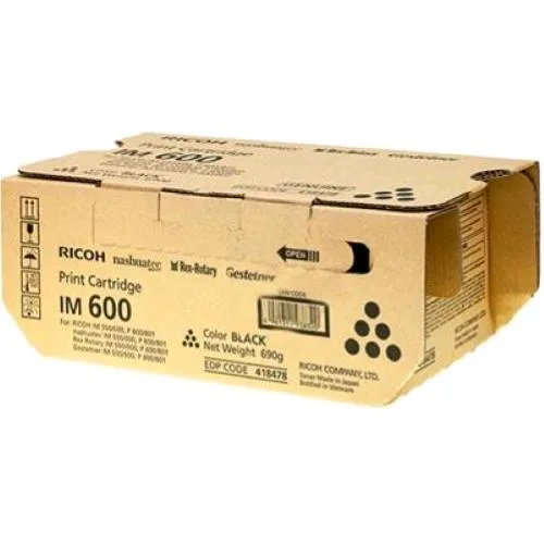 Ricoh 418481 Toner Nero Im 600F/ Im 600SRF / P800 33.600 Pagine