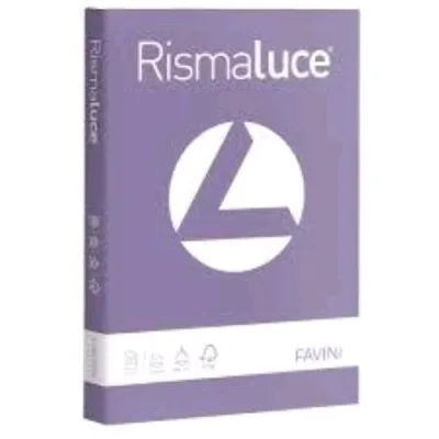 Cartotecnica Favini Rismaluce Risma da 125 Fogli 200 g 21 x 29.7 cm A4 Violetto