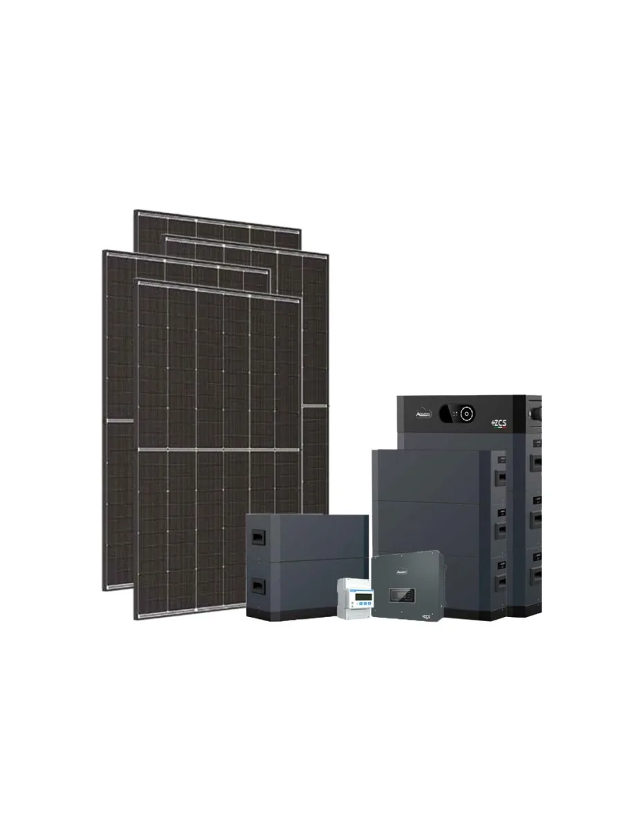 Kit fotovoltaico trifase 20250W inverter 20kW batteria al litio 40.96kWh HV SMART 5K Zucchetti