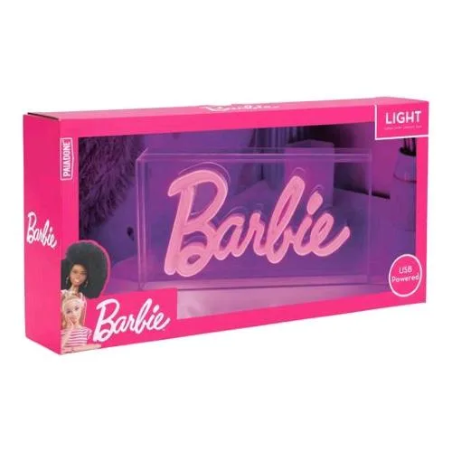 Paladone Barbie LED Neon Light Lampada LED Logo Barbie da Appendere in Cameretta