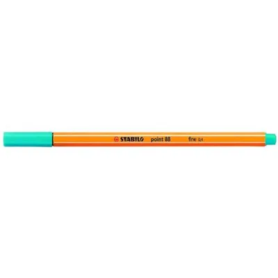 Stabilo Fineliner Point 88 Penna Punta in Fibra Col. Azzurru Chiaro Tratto 0.40mm Conf 10 Pz.
